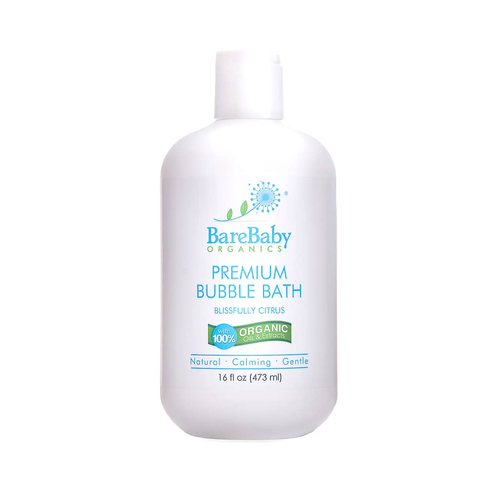 Premium Bubble Bath - Blissfully Citrus - 100% Organic Oils & Extracts - Safe, Gentle, Calming