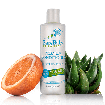 Premium Conditioner - Blissfully Citrus - 100% Organic Oils & Extracts - Safe, Gentle, Nourishing
