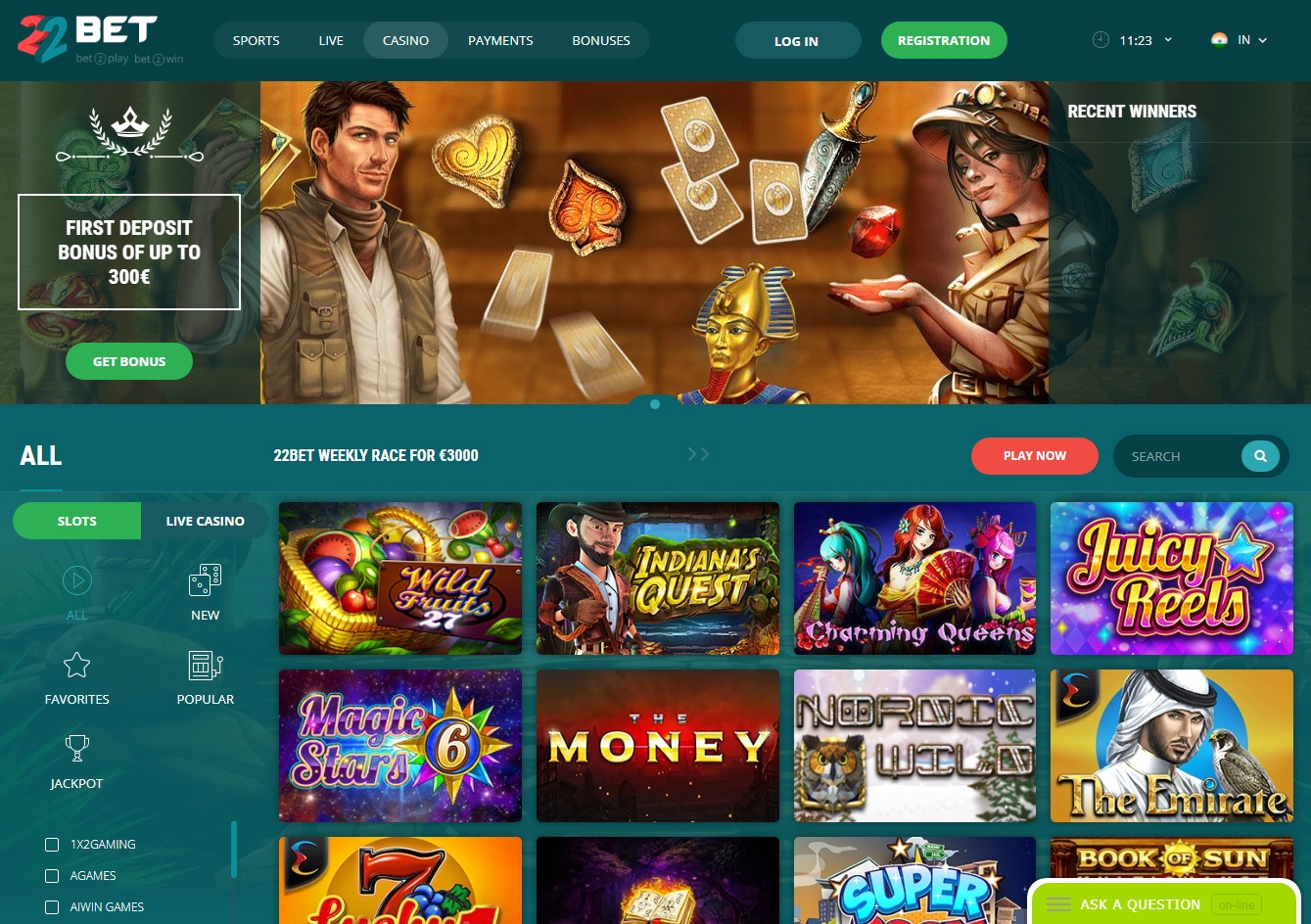 Get Ready To Win Big At 22bet: The Best Casino Site For Indian Players